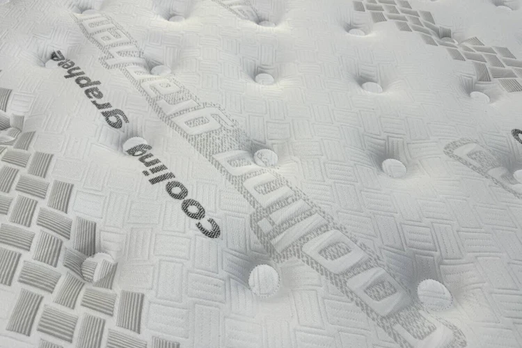 luxury pillow top ice silk pocket spring mattress queen king size roll up bed mattress hotel mattress wholesale