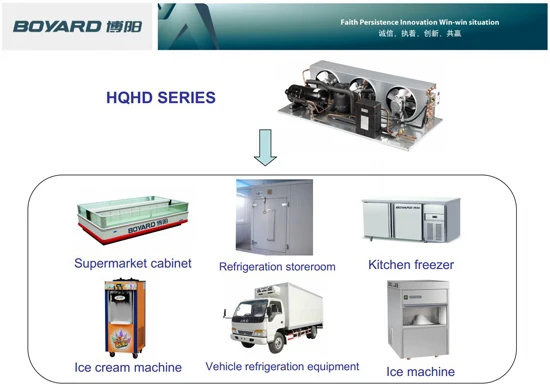 refrigeration compressor unit air cooling electric transport refrigeration units for cold chain refrigerated truck trailer