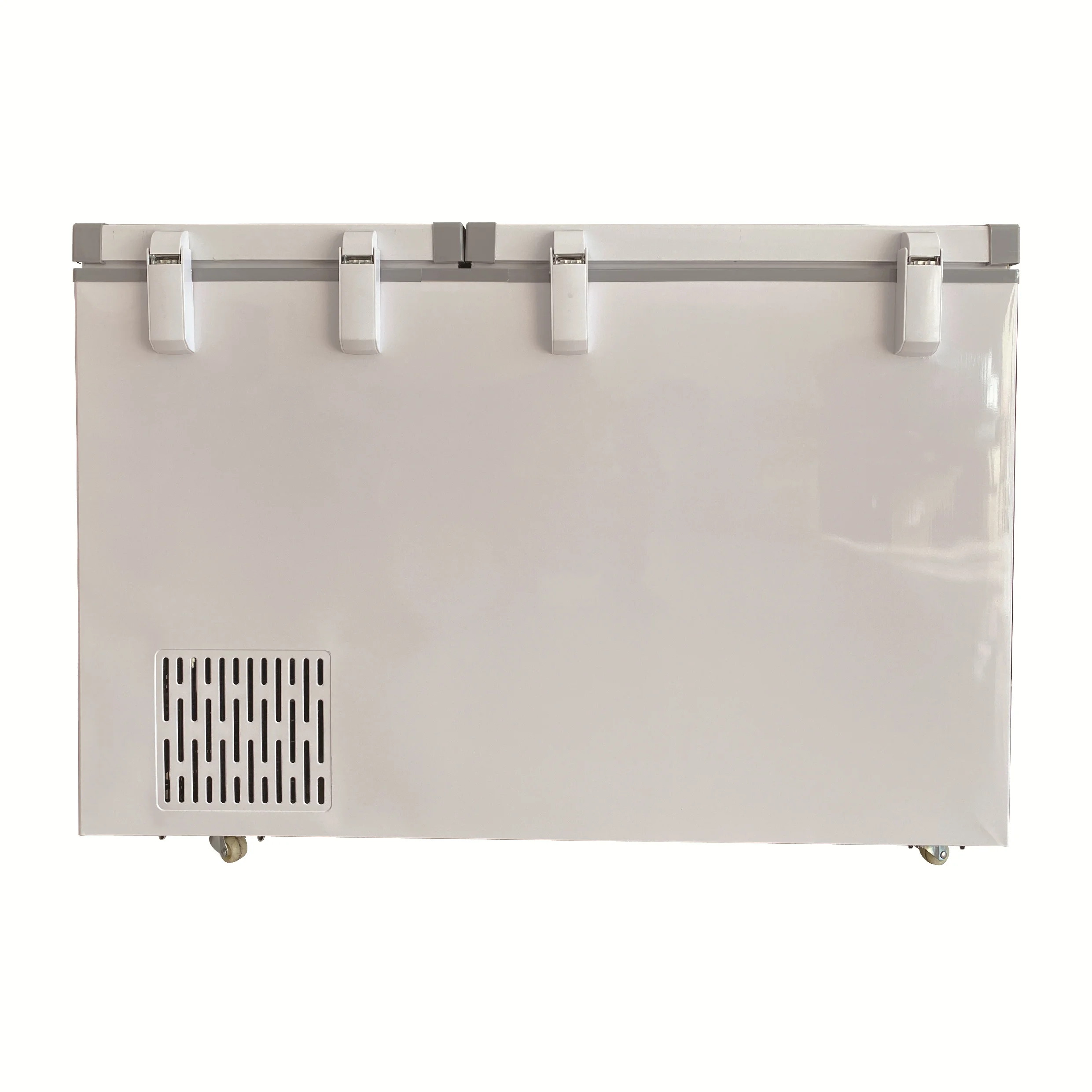 New Items Supermarkets Use Four-Sided Glass Horizontal to Order Food Copper Tube Refrigeration High Quality Compressor Freezer