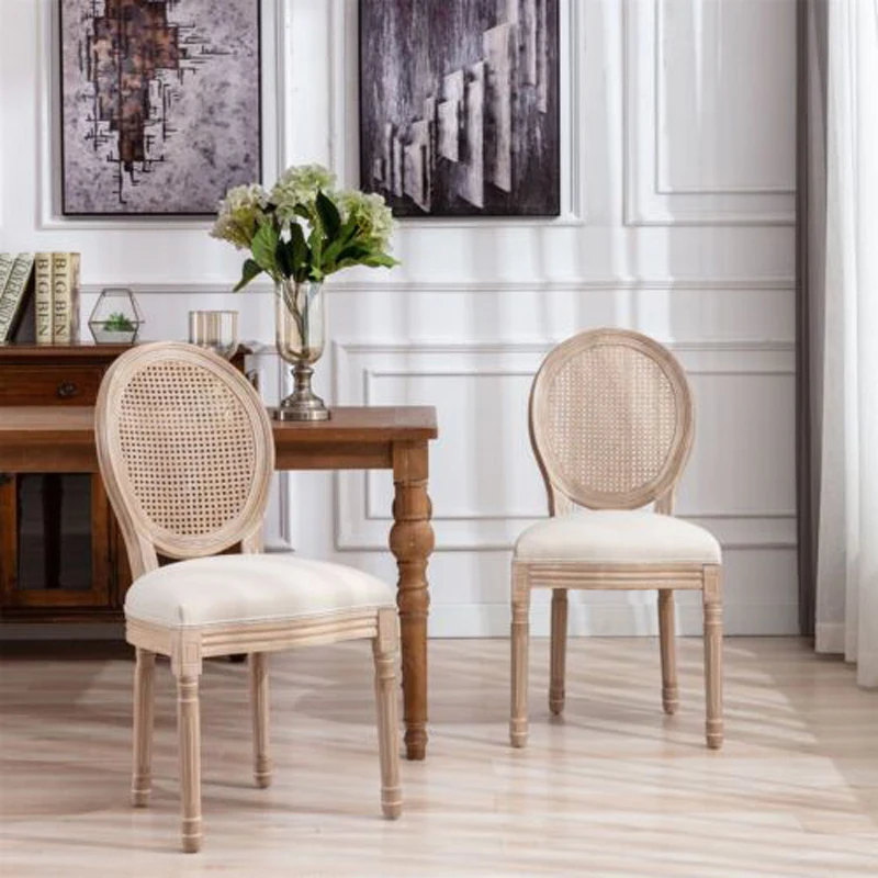 OEM Garden Furniture Rattan Woven Rope Aluminum Restaurant Outdoor Indoor Dining Chair