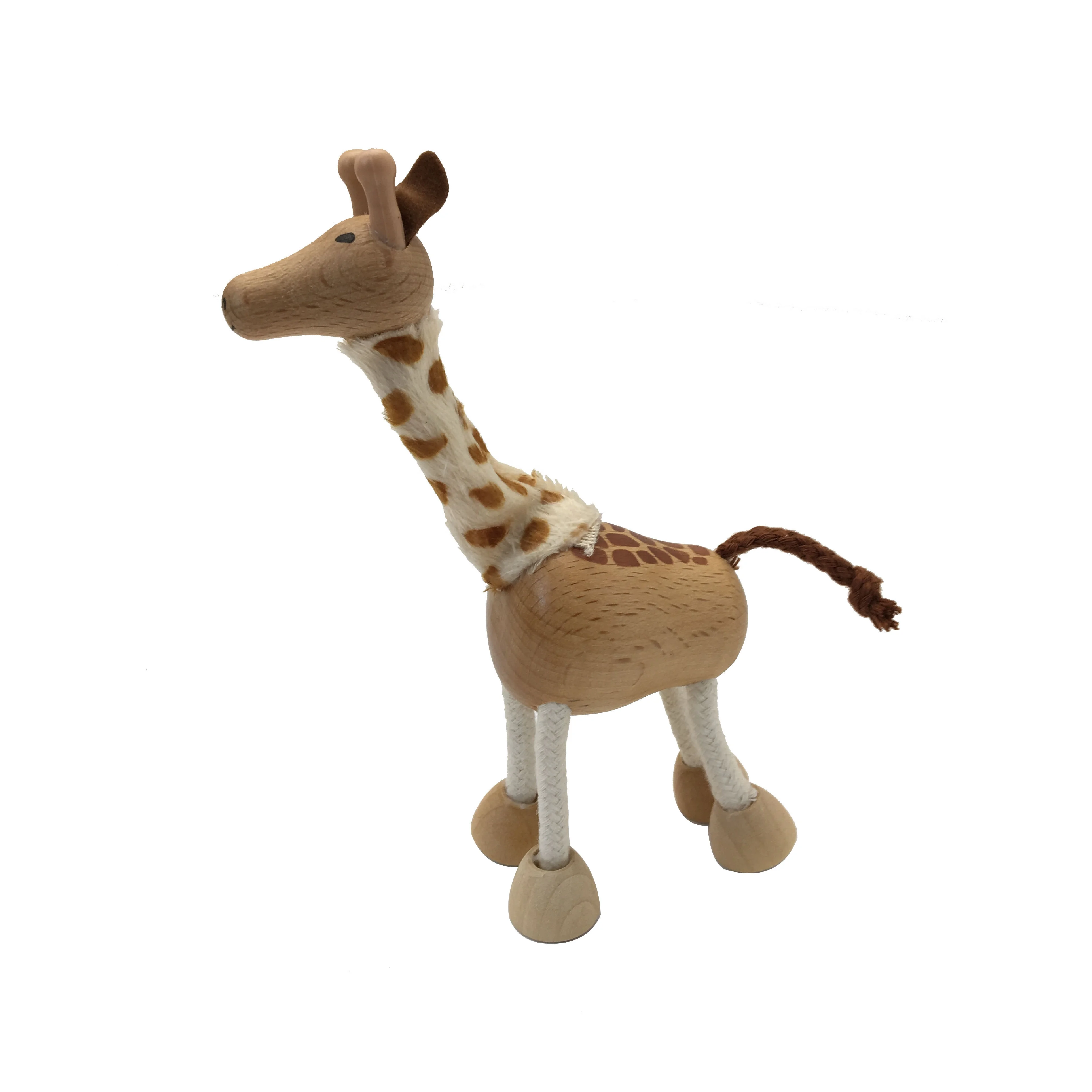 C02200 Farm and Jungle for Kids Fun Montessori Smooth Natural Zoo Toys Wood Toddler Animal Toys for Girls and Boys