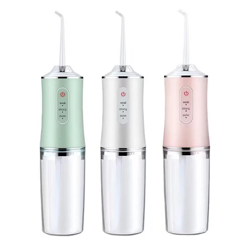 2024 New Rechargeable Water Flosser 4 Nozzles Portable 220ML Oral Cleaning Irrigator Teeth Cleaner Water Flosser Teeth Cleaning