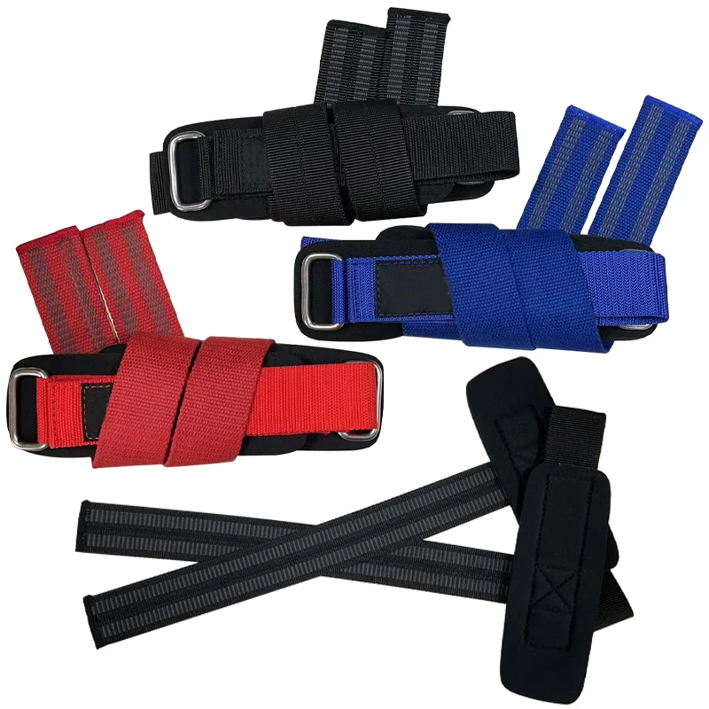 High quality for gym Breathable Weight Lifting Wrist Straps Neoprene+Anti-slip Belt Wrist Straps
