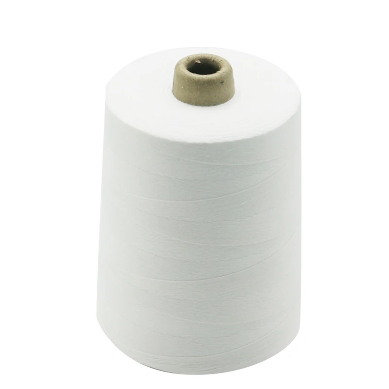 Cheap White Sewing Thread Polyester Fiber Manufacturer Textile Accessories Garment