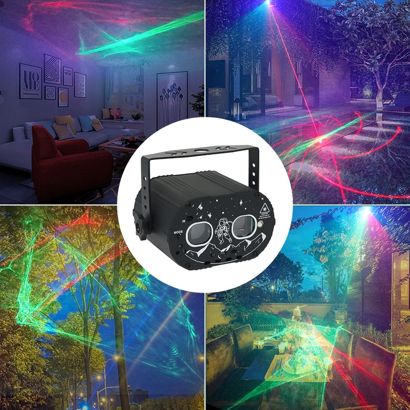 High quality remote control mini  Emitted beam Aluminium stage lights for Dance Floor ktv dj disco bar