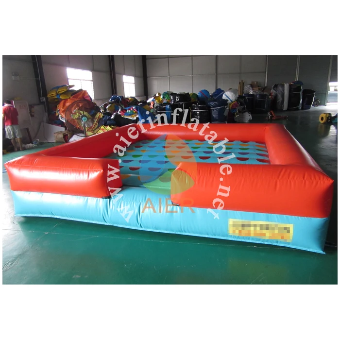 Funny inflatable games team building inflatable sports twister game inflatable for sale