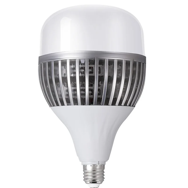 Industrial With Cooling Fan High Power E27 E40 50w 100w 150w 200w Led Light Bulb