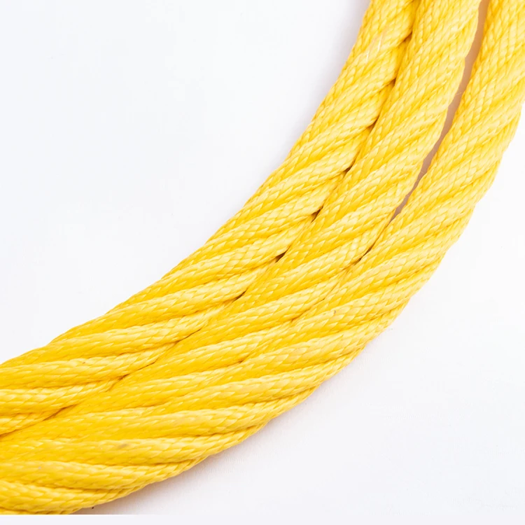 Kids playground exercise equipment 16mm PP rope with steel wire