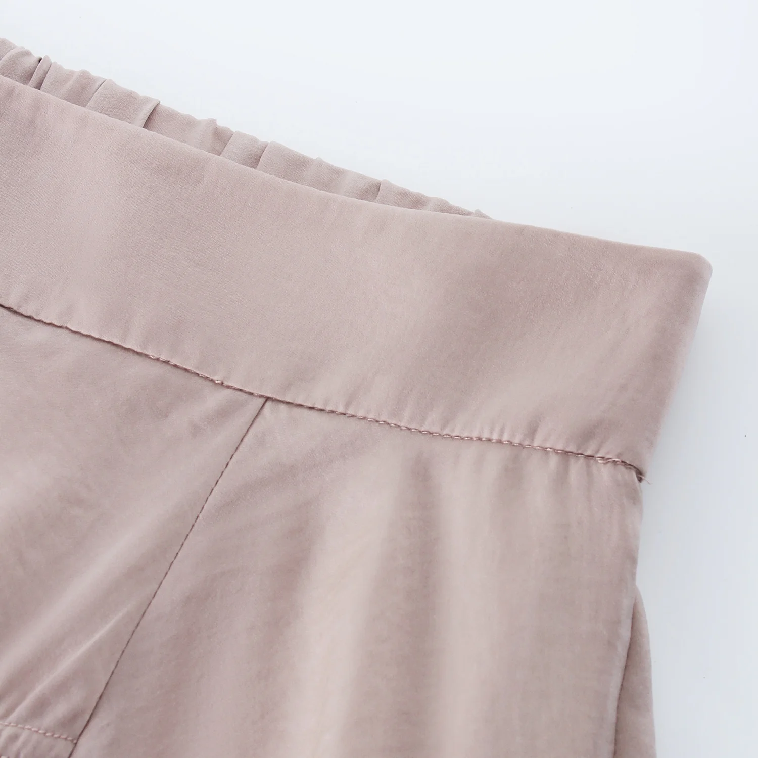 Long Skirts Women Cute Elegant Teens Chic Ruched Club Romantic High Waist Elastic Korean Style Ruffle Pleated Vintage Skirt