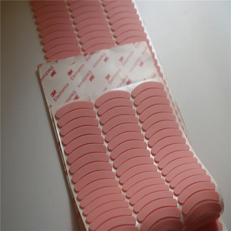 Thick Anti-slip Self Adhesive Silicone Rubber foam tape Feet Pad Shockproof Oval Mat Protectors For Keyboard Base Cabinet