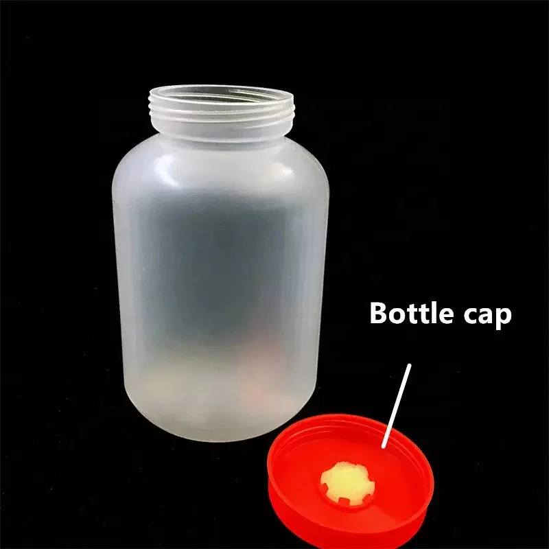 1400ML Reusable High Temperature Resistant Autoclavable PP Plastic Spawn Bottles Oyster Mushroom Cultivation Growing Bottle