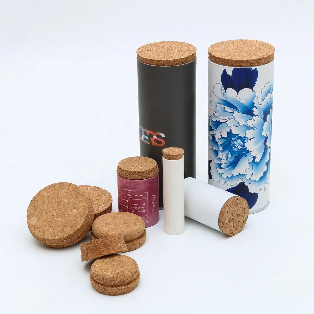  Custom Biodegradable Paper Cardboard Tubes With Cork