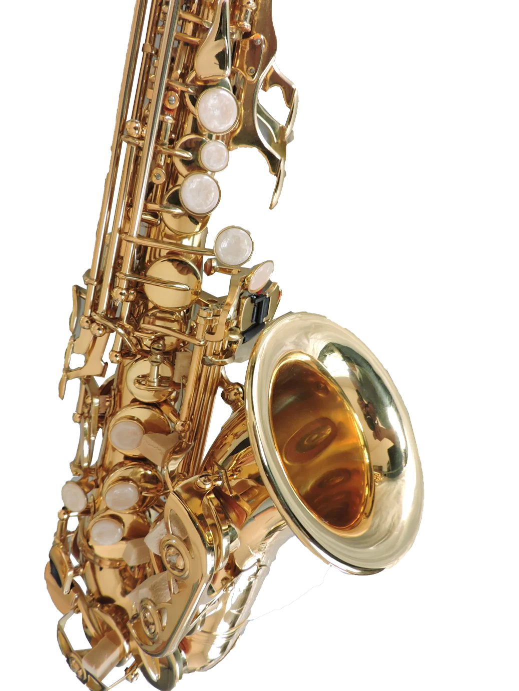 Luxury Alloy Materials Embossed Glossy Toy High Saxophone Mouthpiece Alto