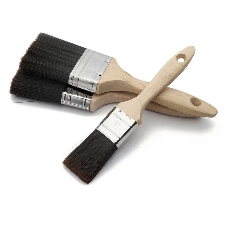 Best seller nylon paint brushes bristle size from 1 inch to 4 inch cheap bristle paint brush
