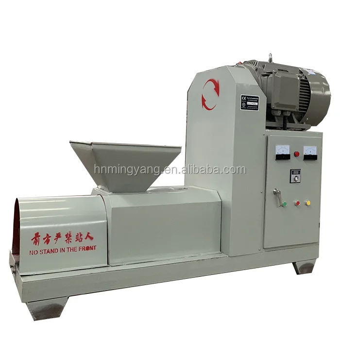 Small Biomass Briquette Machine Sugarcane Bagasse Briquette Forming Machine