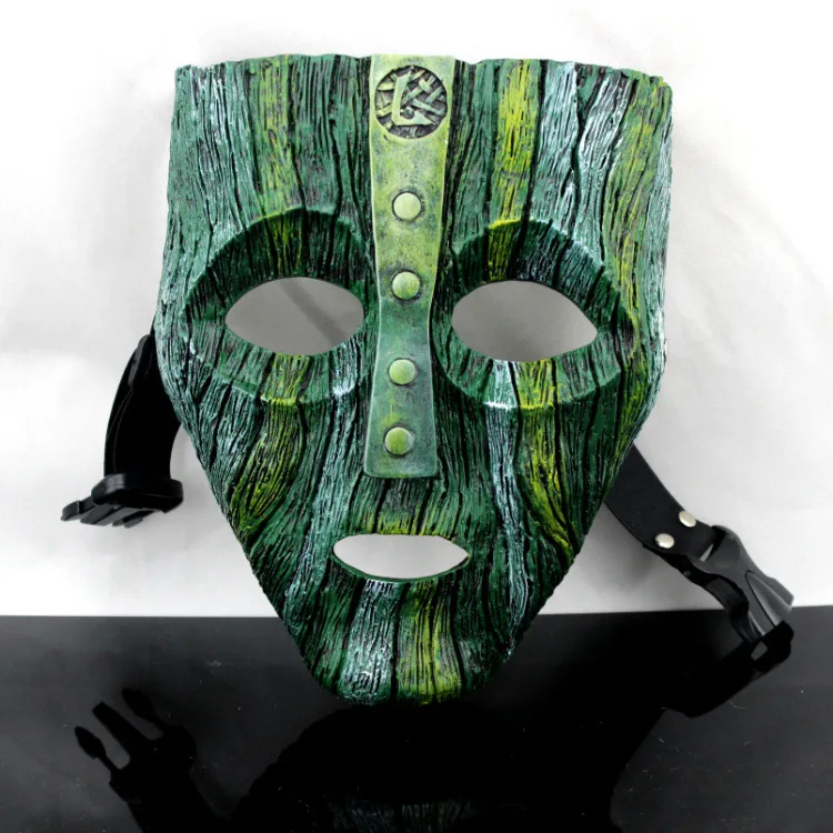 God of Mischief Masquerade Replica Cosplay Costume Prop Cameron Diaz Rocky Halloween Resin Mask Jin Carrey Venetian Mask