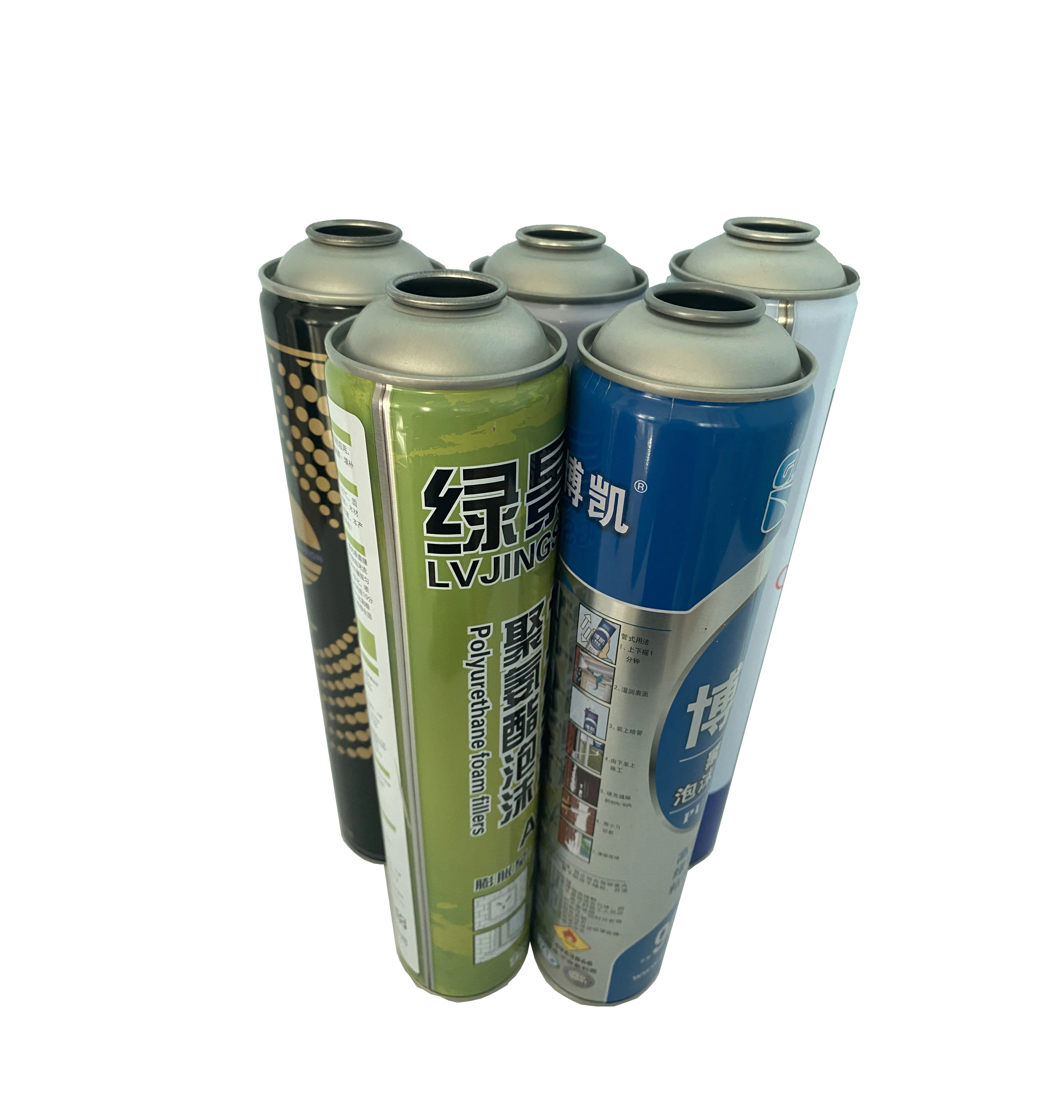 Hot sale custom size printing 150ml 300ml 500ml body spray tin cans paint tin empty aerosol can