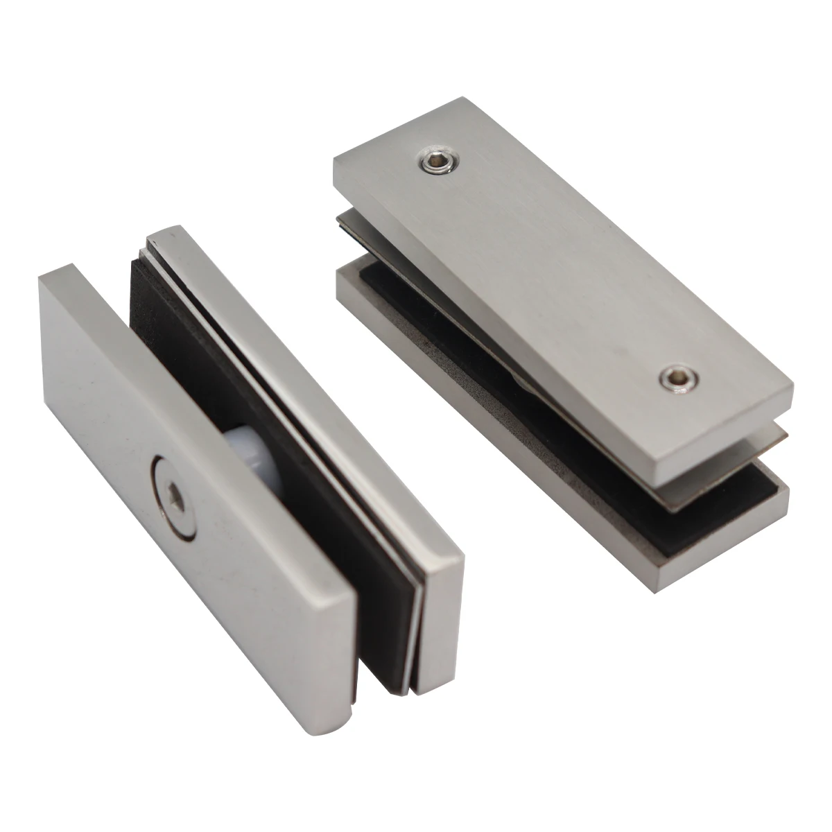 ZD 316 Satin Accessories Stainless Steel Glass Clamp Stair Railing Glass Holder Glasses For Balustrades