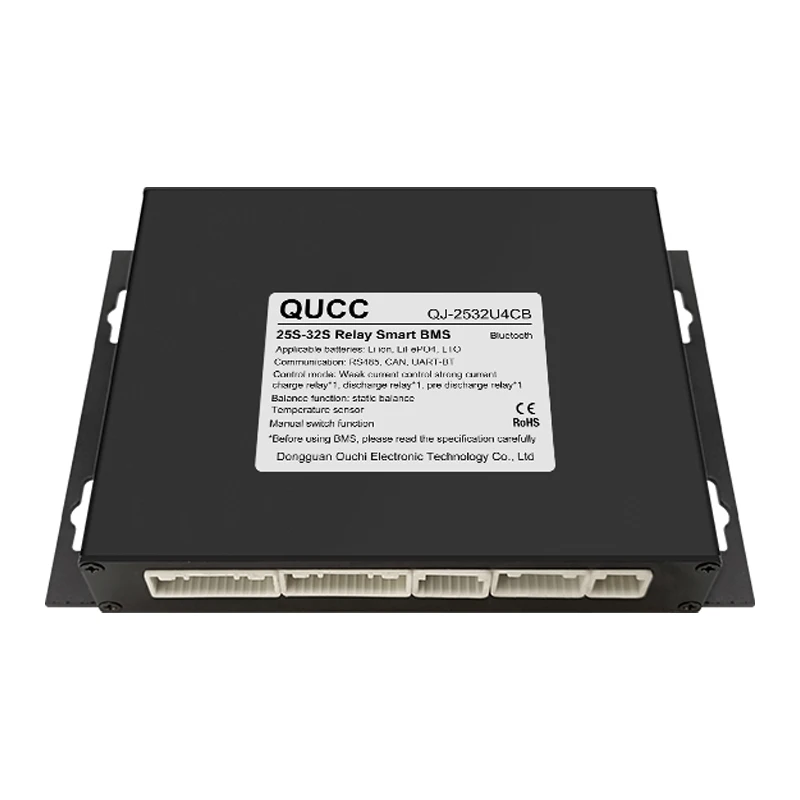 Qucc smart ncm lfp bms 84v 96v 25S 26S 28S 30S 32S вилочный погрузчик специфический BMS 300A 400A контакторное реле BMS