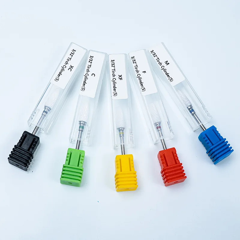 Ceramic Milling Cutter Nail Drill Bit Electric Manicure Drills Pedicure Mill Bits Machine Files Nail Art Tools Equipment