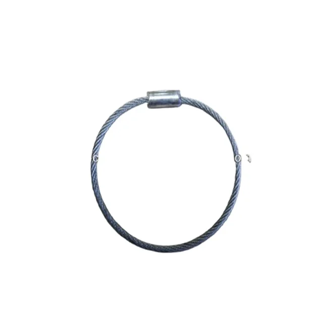 Регулируемый трос из нержавеющей стали под заказ с прессованной петлей для велосипедов и мотоциклов, стальной трос с оцинкованным покрытием