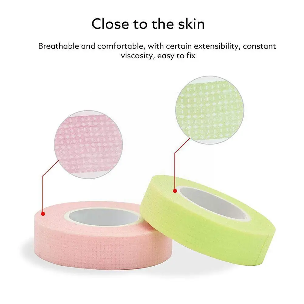 HERSQUEEN Hot Sale Colorful Eyelash Tapes For Eye Protection High Quality Non-woven Cloth Breathable Lash Tape Private Label OEM
