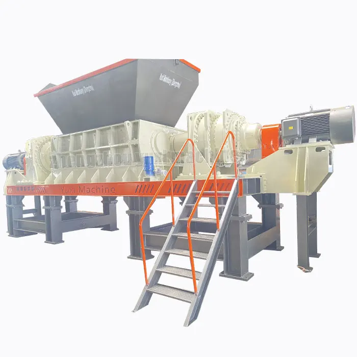 High Recovery Paint Bucket Waste Shredder China Used Car Shell Shredding Machine Line