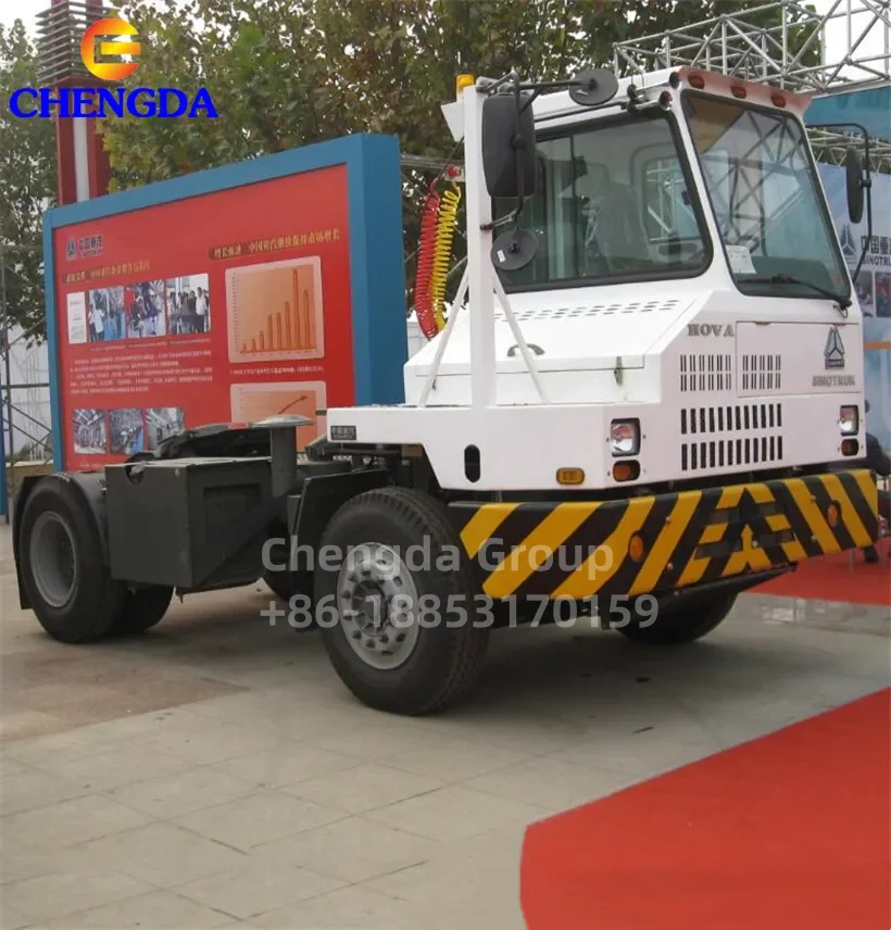 China New LHD RHD Diesel 6 Wheels Sinotruk Howo 4*2 4*4 Port Container Transport Terminal Tractor Truck Head Price For Sale