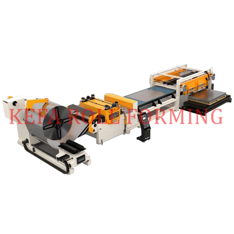 Popular good quality metal cut to length combined slitting machine