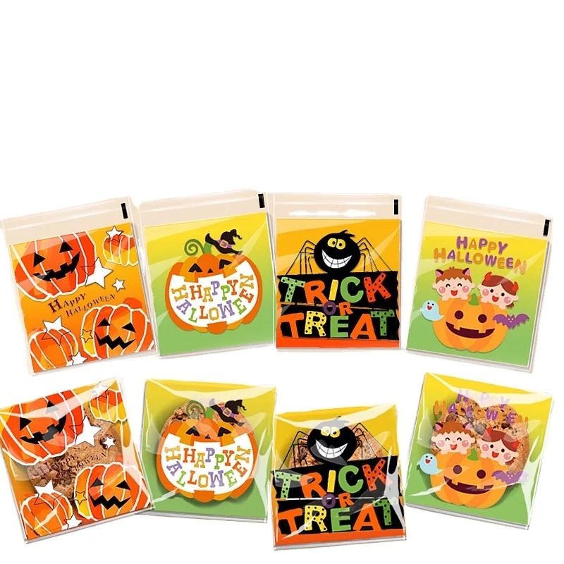 Custom Halloween Pouch Sour Pouches Infused Gummies Strawberry  Candy Edible Packaging Special Shape Mylar Bag