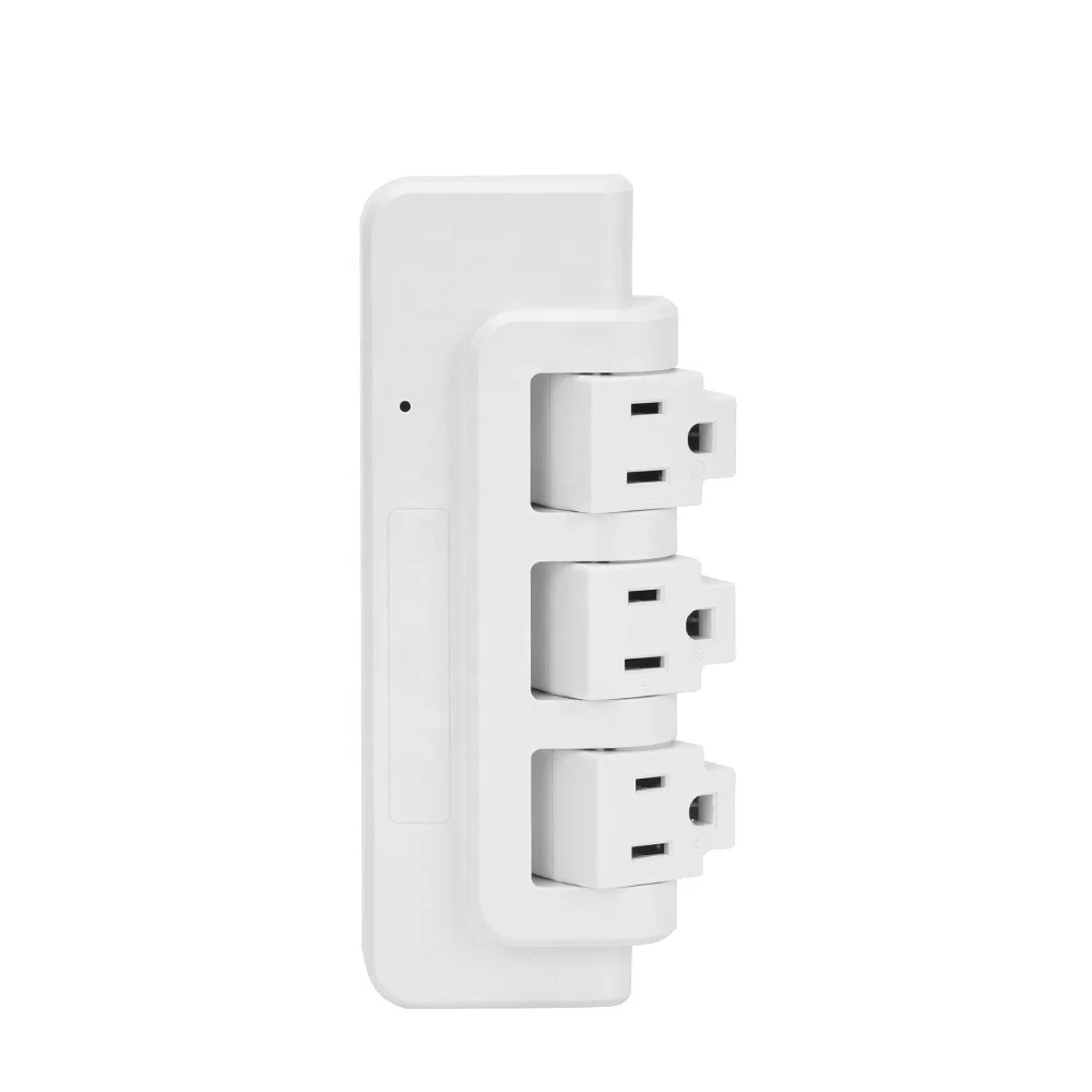 usa 3 outlets electric house power wall socket outlet