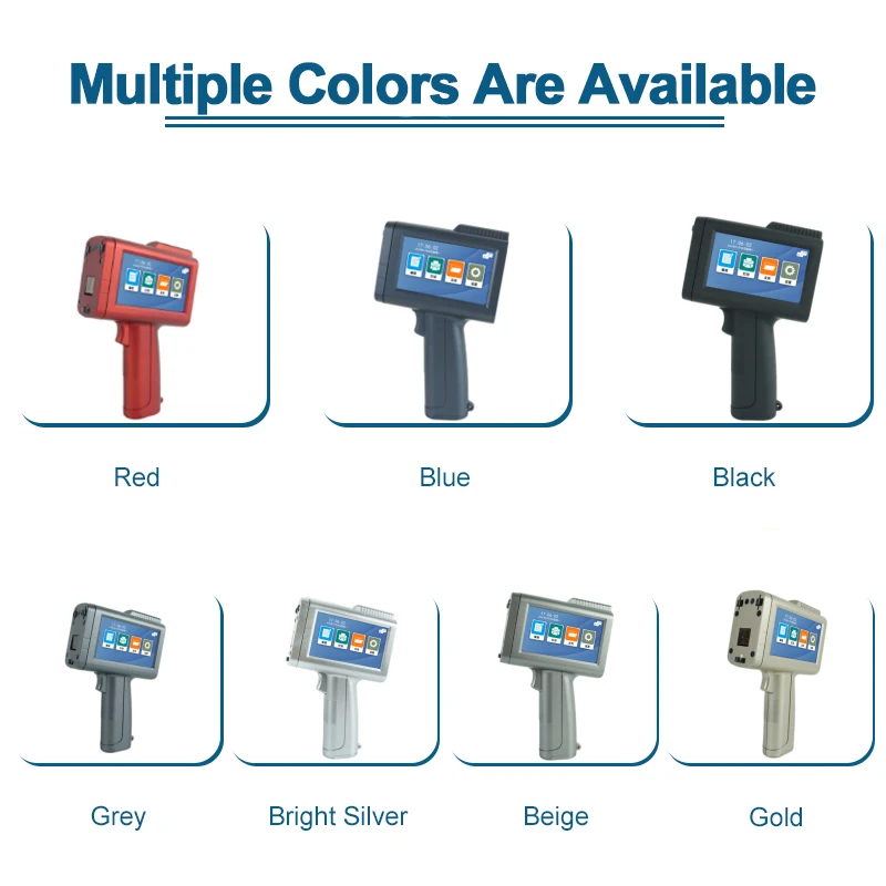 Handheld Inkjet Printer Expiry Date Coding QR Code Barcode Logo Hand Printer Portable Handheld Thermal Inkjet Printer