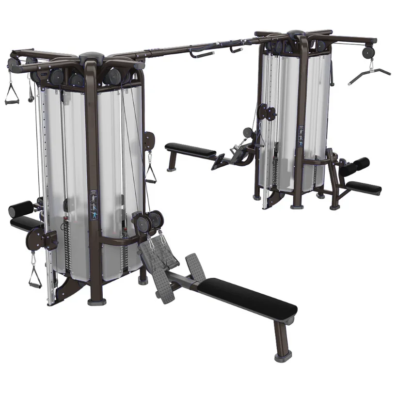 Factory Supply Fascinating Price Cardio Equipment Ergonomic Compact 8 Station Cable Trainer
