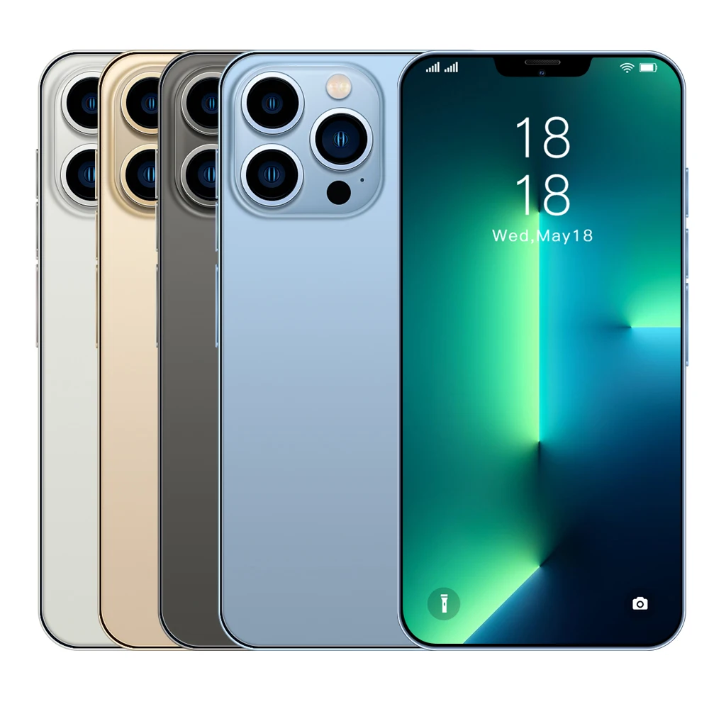 i13 Pro Max new mobile phones Smartphone 16G+512GB 6.7 inch full screen smartphone Mobile Phones gaming mobile phone 5GLow Price