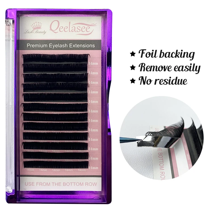 
all size handmade premium soft eyelash extension faux mink with private label 