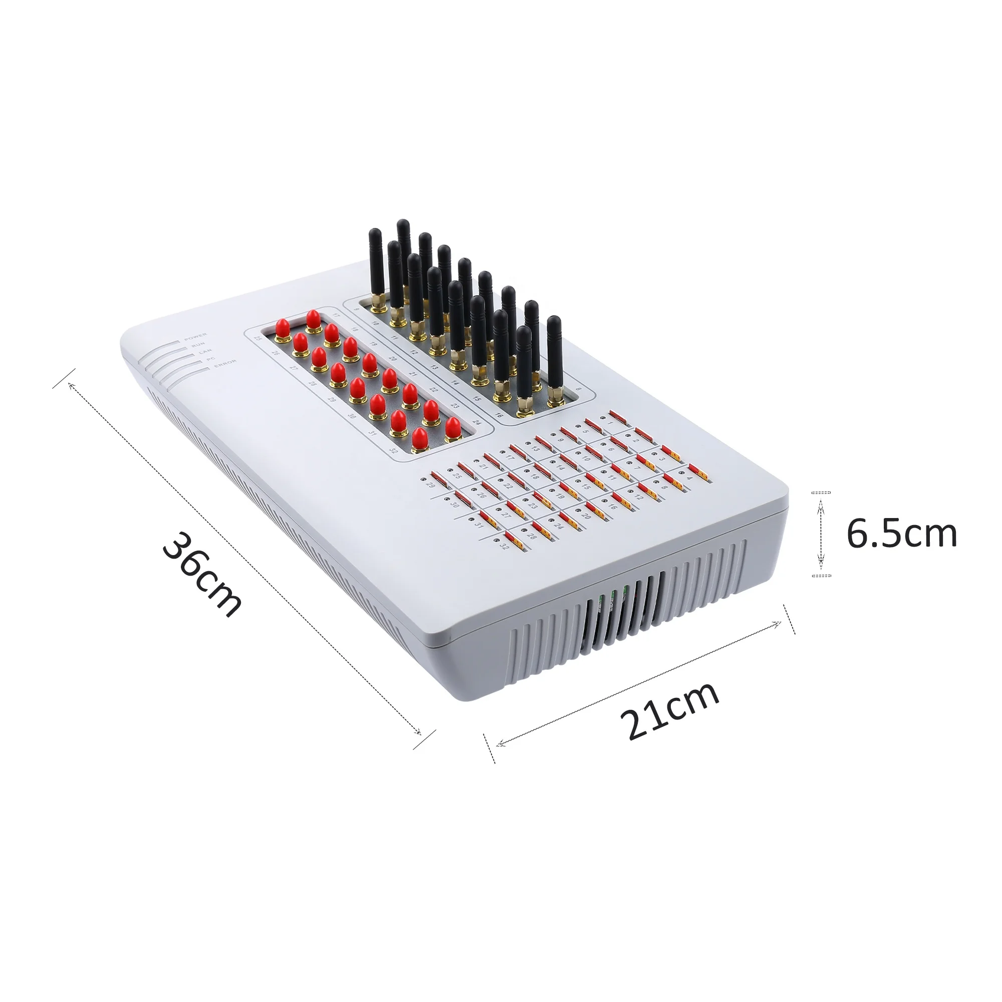 High quality voip products goip32 gsm modem 32ports voice gateway for call center call terminal bulk call