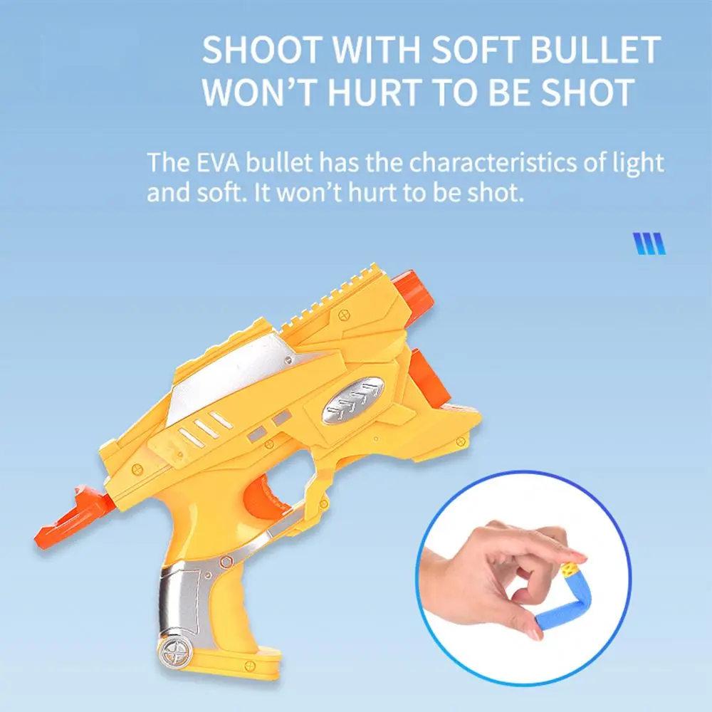 Promotion outdoor gun toy plastic bullets soft ball gun plastic Eva foam bullet space gun