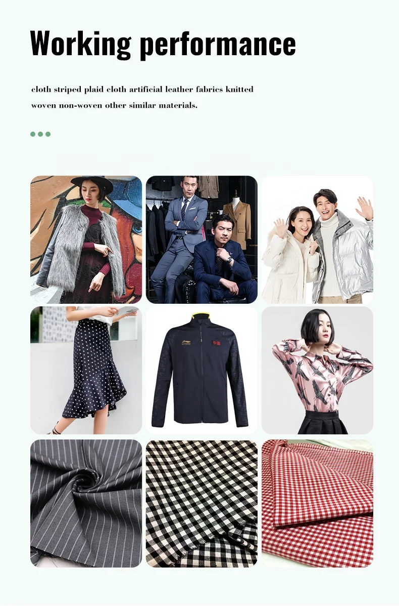 Women Dresses Textile Machinery Oscillating Knife Fabric Textile Cutting Machine