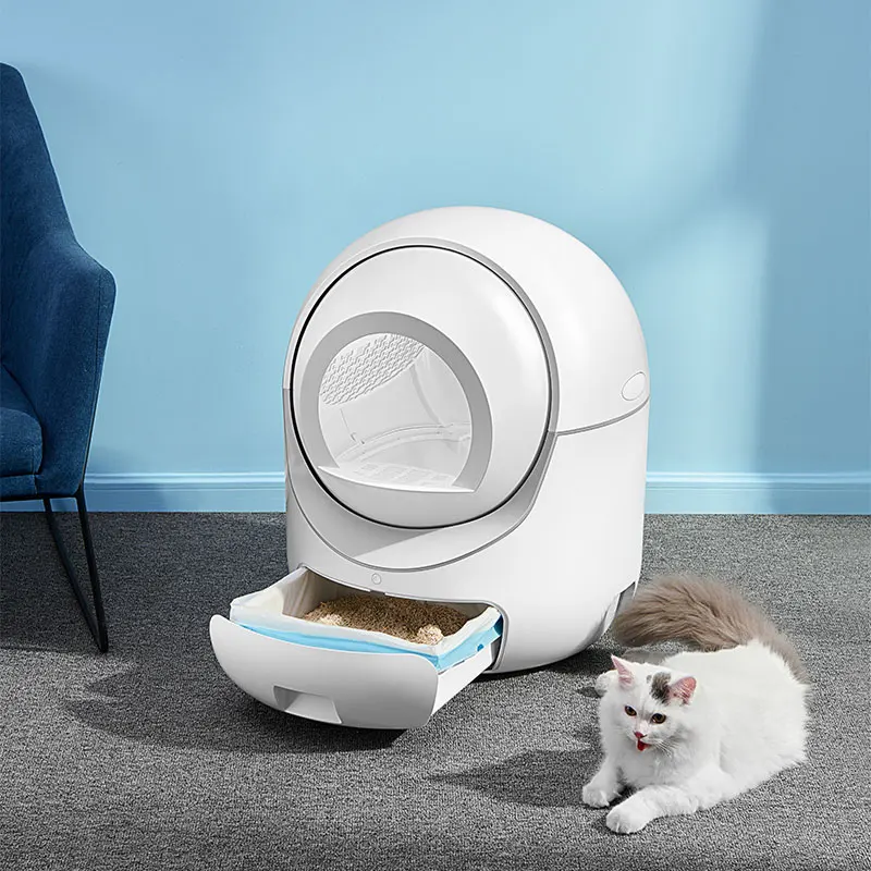 Pet cats kitty comfortable smart Automatic cat litter box quick Self Cleaning  Litter Box toilet