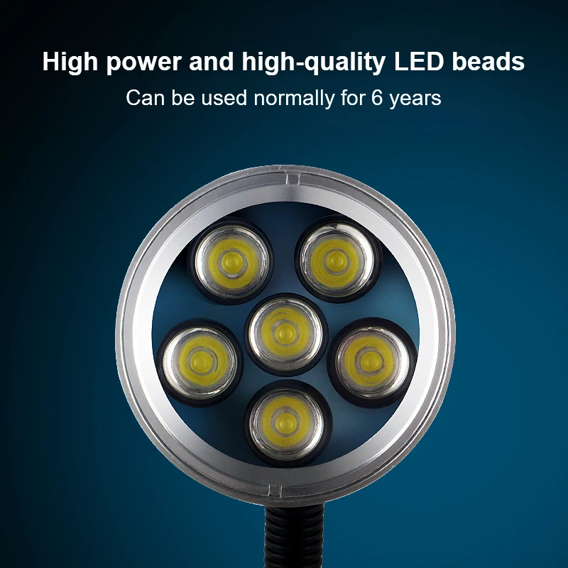 NHM Wholesale 24V 220V LED Machine Tool Lamp Portable Waterproof Arbitrary Adjustment Gooseneck Light CNC Lathe Machine Working