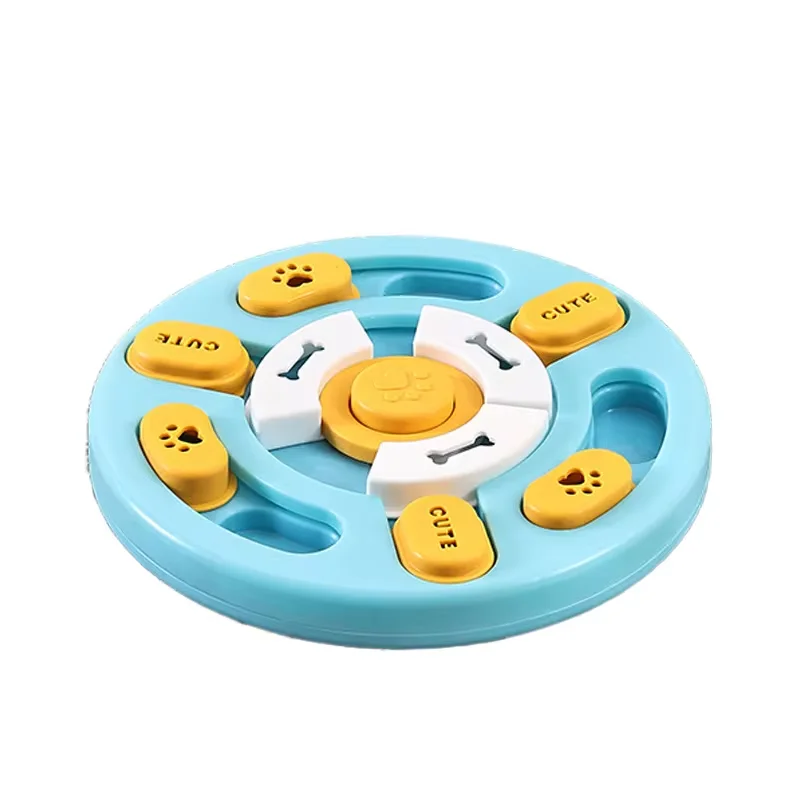 WholesaleTraining Non-slip Dog Games Puppy Puzzle Slow Food Leaking Food Fun Tools squeaky pet food dog puzzle toy increase IQ