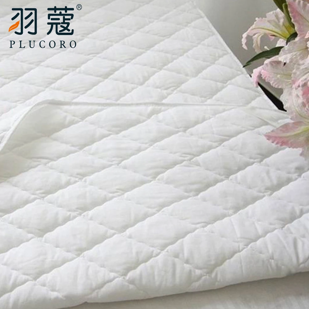 Premium Hotel Use Hypoallergenic Waterproof Elastic Fitted Hotel Bed Mattress Protector For Hotel