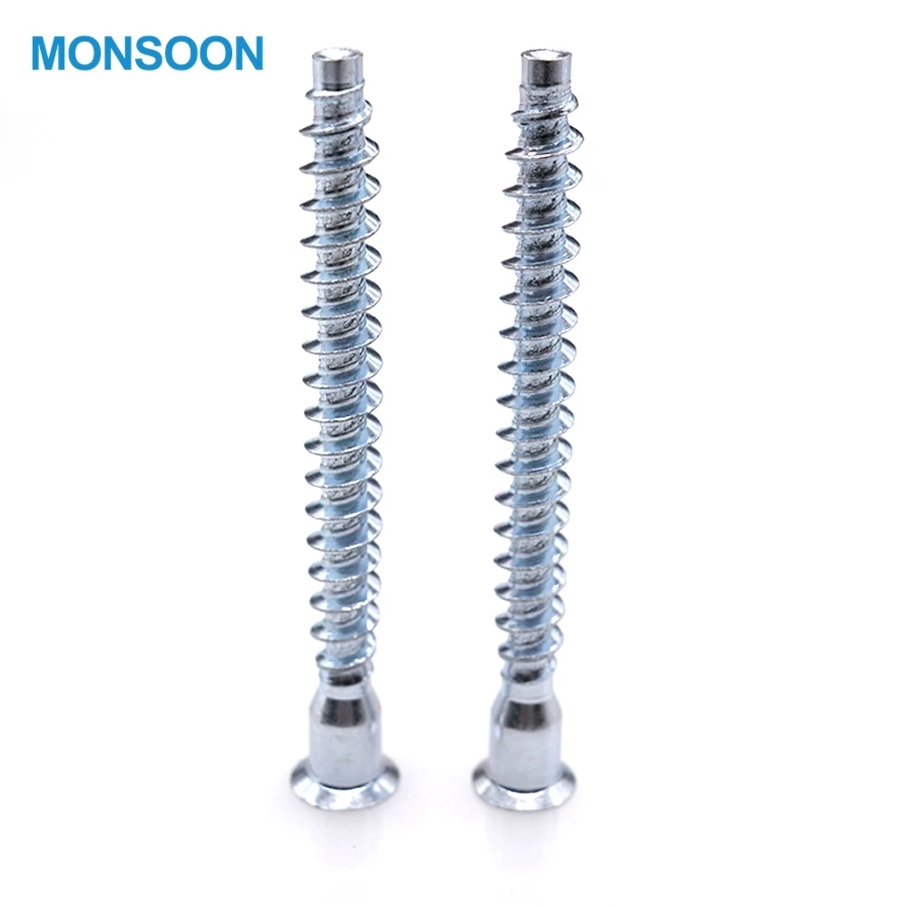 
hot sale Flat Head pozi Drive self tapping furniture Euro Screw Wood Chipboard Cabinet Connecting Confirmat Screw 