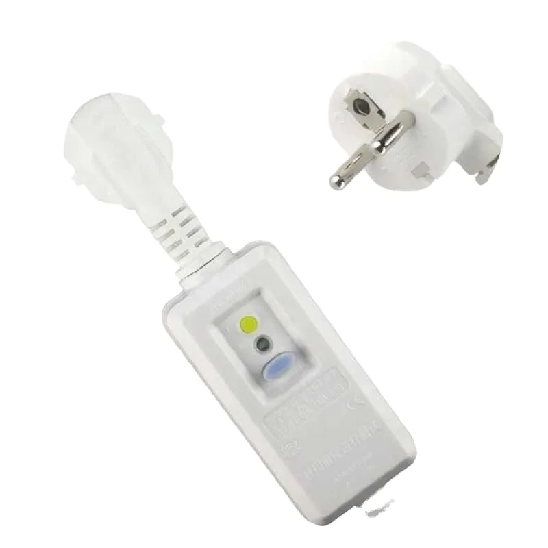 Automatic Cut Off Power Safety Socket European Standard 16A 220-240V Household Leakage Protection Plug Multi-purpose