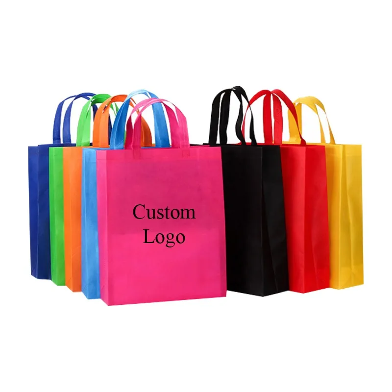 Дешевые сумки-тоуты, сумки для покупок из перерабатываемой ткани с индивидуальным принтом и логотипом