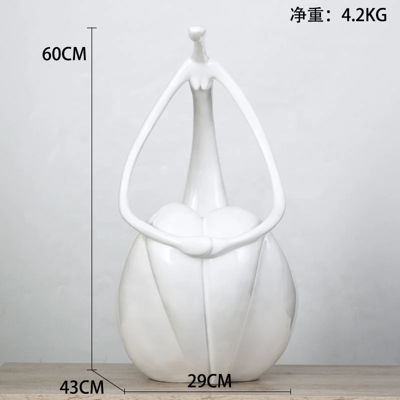 Высококачественное украшение для дома статуя голого человека статуэтка тела йоги художественная выставка скульптура из смолы