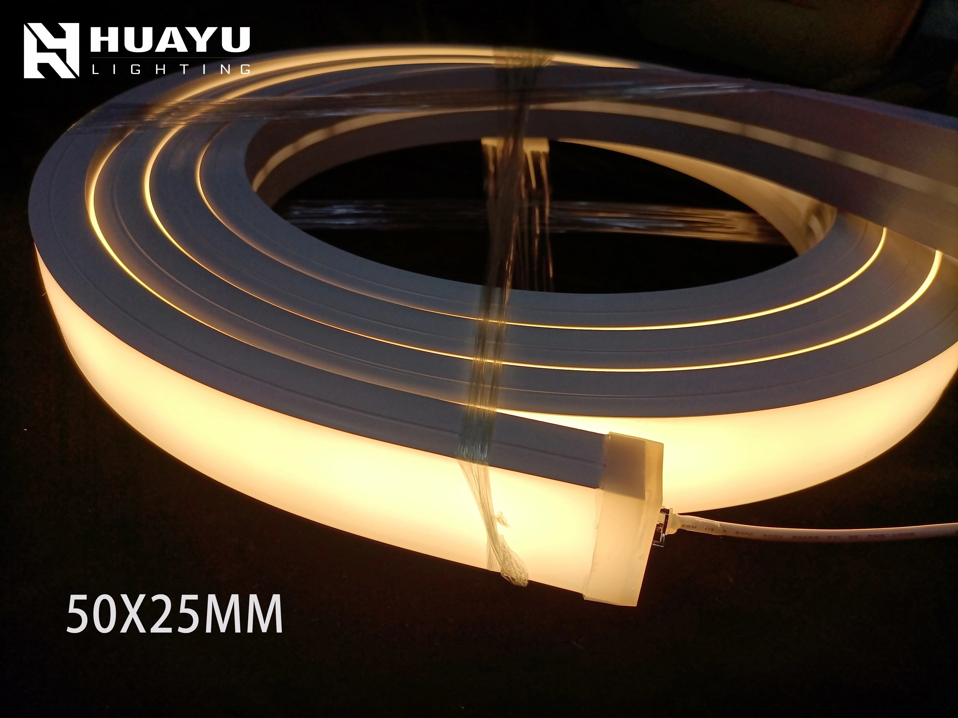Super Wide 5025 LED Neon flex Silicone Tube IP65 Waterproof 24V Hight Bright 10/12mm PCB 3 year warranty LED neonflex light