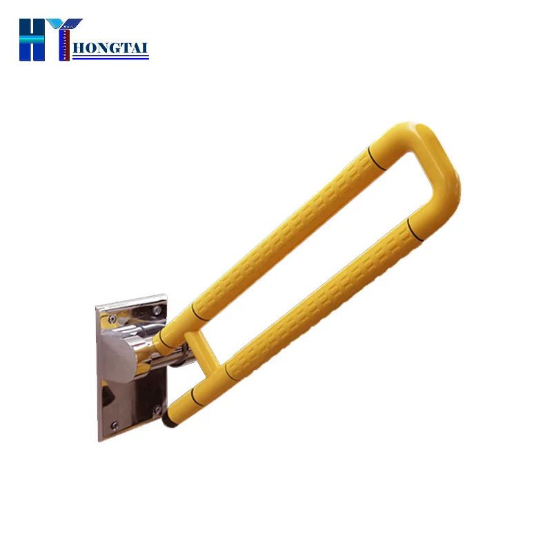 Toilet and Bathroom Safety Flip Up Folding Grab Bar Grab Rail Handrail For Elderly Handicap railing