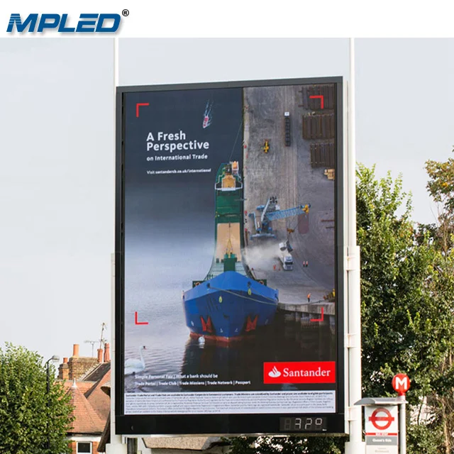 MPLED the naked-eye 3d outdoor billboard led Quick Installation p10 outdoor led display