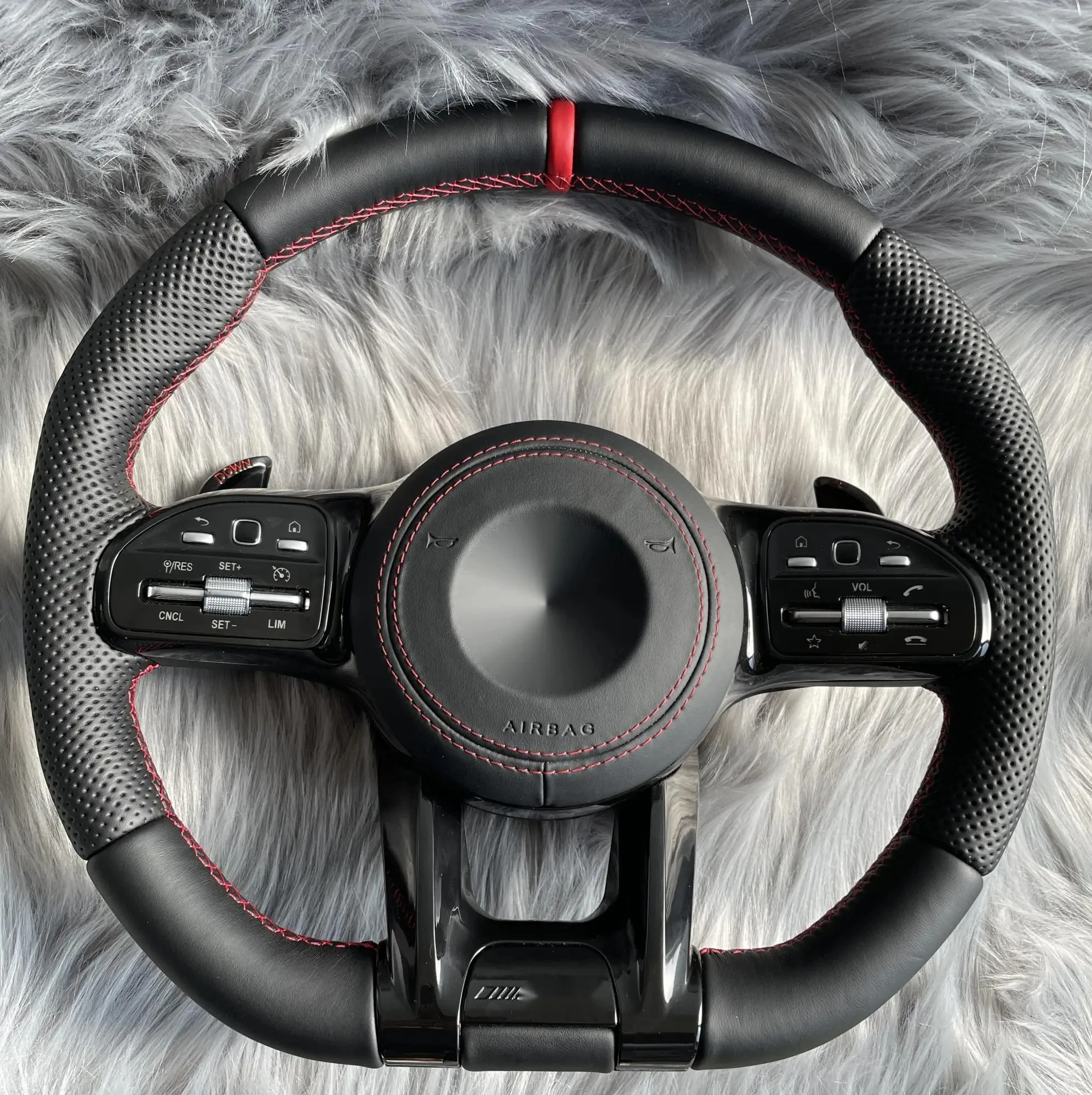 Руль AMG для бензов c190 W117 W166 W177 W197 W205 W216 W217 W218 W222 W253 W257 W463 W464 GLE G63 C63